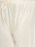 Men's Plus Size Cream Viscose Solid Relax Fit Churidar